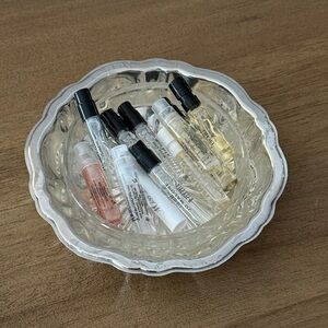 Vintage Wm. A. Rogers Silverplate Small Dish with Scalloped Edge